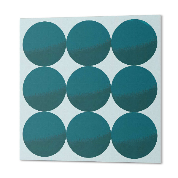 Pvc tegels Cirkelvormige patronen in een geometrisch raster