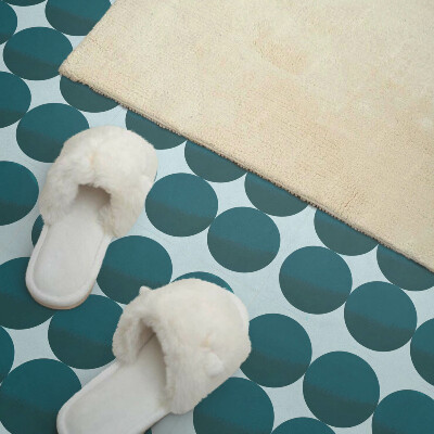 Pvc tegels Cirkelvormige patronen in een geometrisch raster