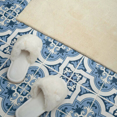 Vinyl tegels zelfklevend Sierlijk tegelpatroon in een elegante uitvoering