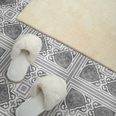 Zelfklevende vinyltegels Symmetrisch patroon met decoratieve details