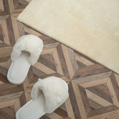 Vinyl tegels zelfklevend Een motief van natuurlijke planken in tinten bruin