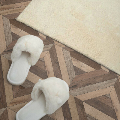 Vinyl tegels zelfklevend Een motief van natuurlijke planken in tinten bruin