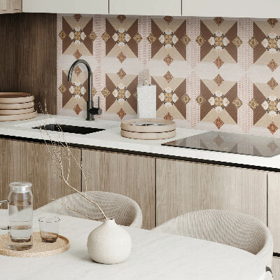 Zelfklevende vinyltegels Ornamentaal mozaïek in een kenmerkende stijl