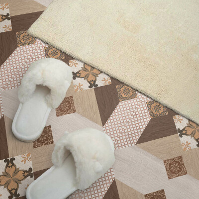 Zelfklevende vinyltegels Ornamentaal mozaïek in een kenmerkende stijl