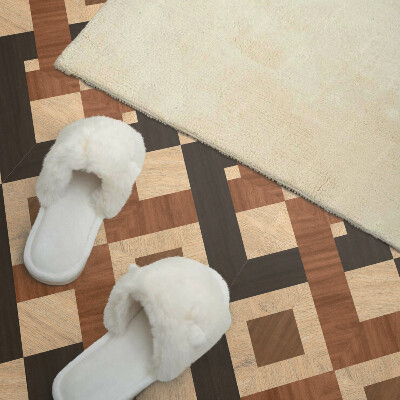 Pvc tegels Houten vormen in de geometrie