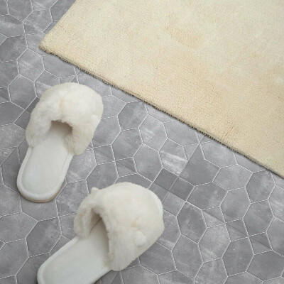 Vinyl tegels zelfklevend Mozaïek hexagonaal patroon in een moderne stijl