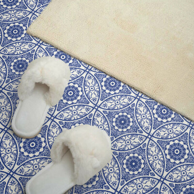 Zelfklevende vinyltegels Bloemdetailmotief