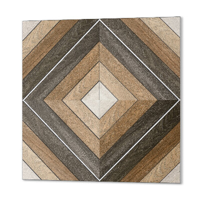 Vinyl tegels zelfklevend Ruiten in geometrische vorm