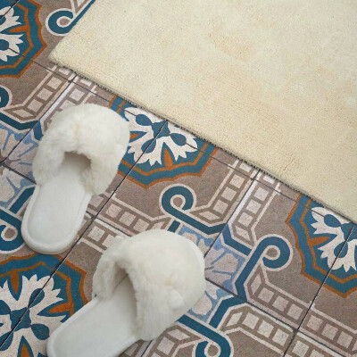 Vinyl tegels zelfklevend Ornamentaal mozaïek in grafische stijl