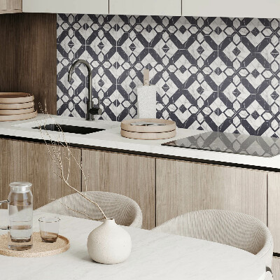 Zelfklevende vinyltegels Marmeren figuren in geometrische stijl