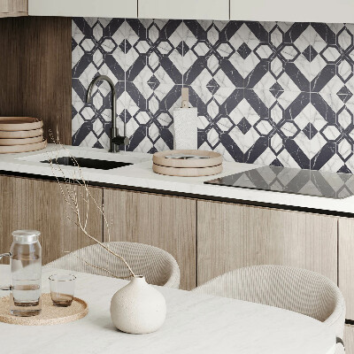 Zelfklevende vinyltegels Marmeren figuren in geometrische stijl