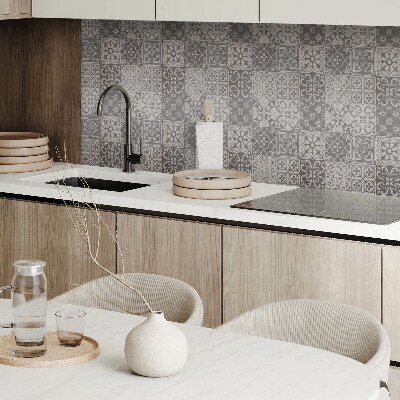 Vinyl tegels zelfklevend Drie-bij-drie tegelindeling