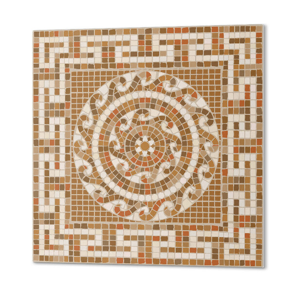 Vinyl tegels zelfklevend Circulair mozaïekmotief