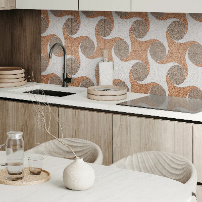 Vinyl tegels zelfklevend Een golvend cirkelpatroon