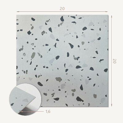 Vinyl tegels zelfklevend Dynamisch patroon met vlekken