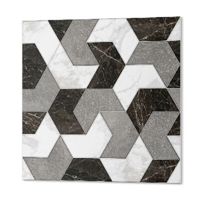 Vinyl tegels zelfklevend Abstracte vormen in geometrische stijl