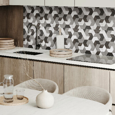 Vinyl tegels zelfklevend Abstracte vormen in geometrische stijl