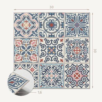 Pvc tegels Gestileerde artistieke mozaïeken