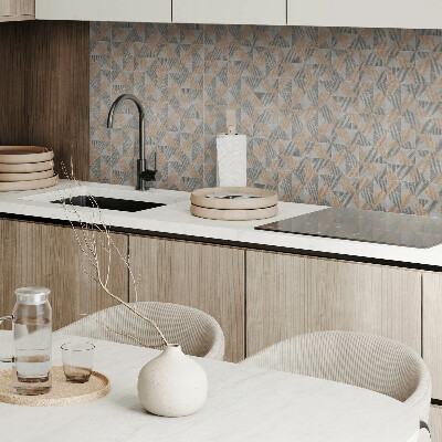 Vinyl tegels zelfklevend Driehoekige vormenpatroon