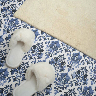 Zelfklevende vinyltegels Barok bloemenpatroon