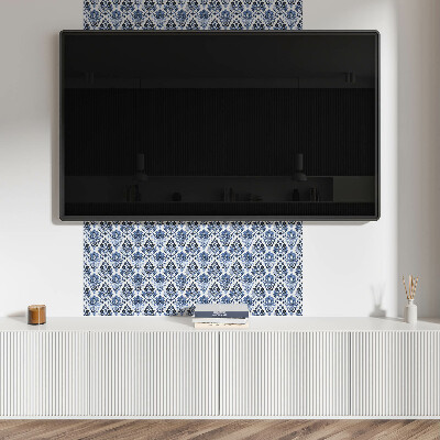 Zelfklevende vinyltegels Barok bloemenpatroon