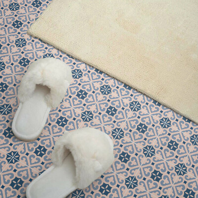 Zelfklevende vinyltegels Patroon met decoraties op tegels