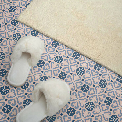 Zelfklevende vinyltegels Patroon met decoraties op tegels