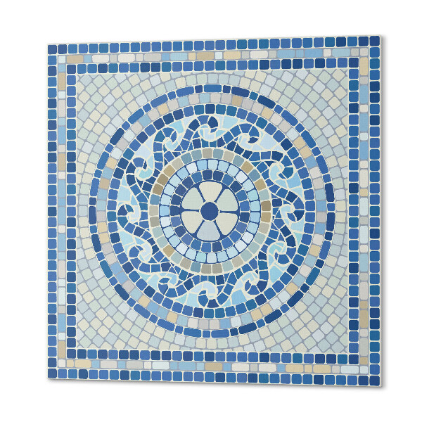 Pvc tegels Door de lucht geïnspireerd mozaïekpatroon