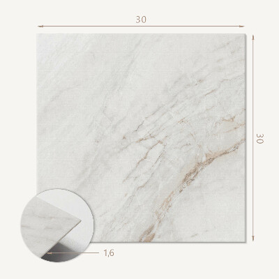 Vinyl tegels zelfklevend Luxe marmermotief