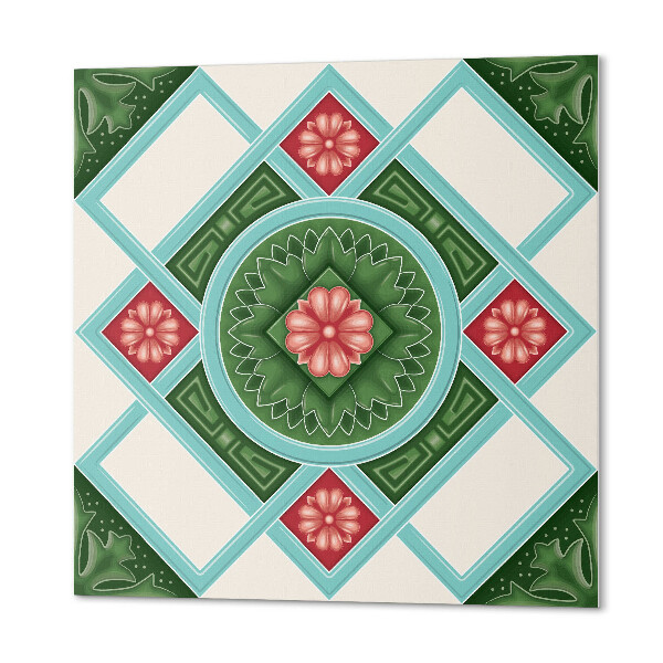 Pvc tegels Ruiten met een bloemig accent