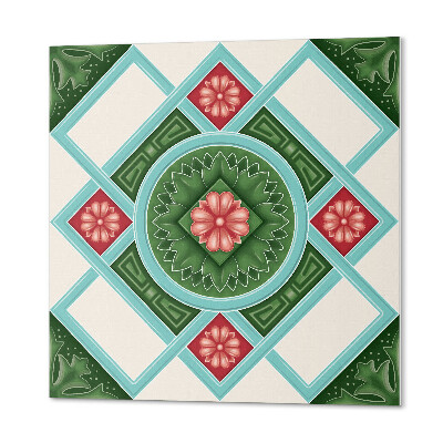 Pvc tegels Ruiten met een bloemig accent