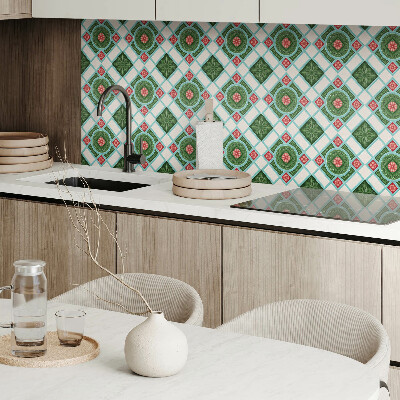 Pvc tegels Ruiten met een bloemig accent