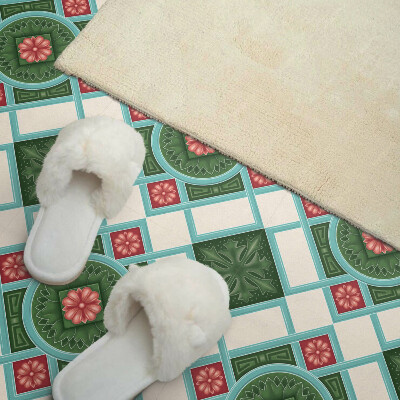 Pvc tegels Ruiten met een bloemig accent