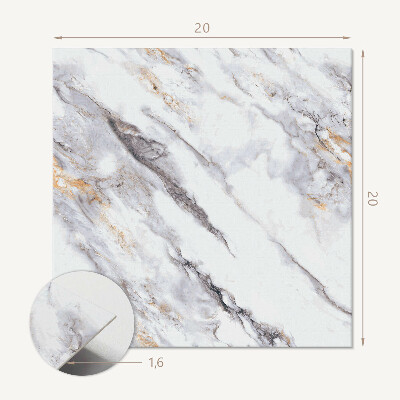 Pvc tegels Prachtig marmerpatroon