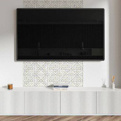 Pvc tegels Lijnpatroon in geometrische vorm