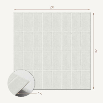 Vinyl tegels zelfklevend Minimalistisch mozaïek van rechthoeken