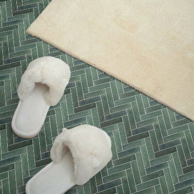 Vinyl tegels zelfklevend Driedimensionale visgraatstructuur