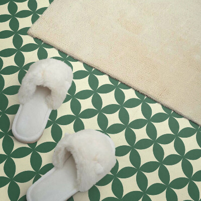 Pvc tegels Bladpatroon in weefsels