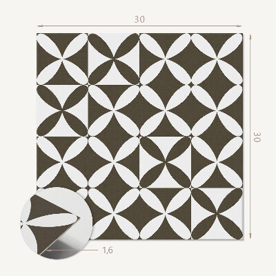 Zelfklevende vinyltegels Abstract motief met geometrische vormen