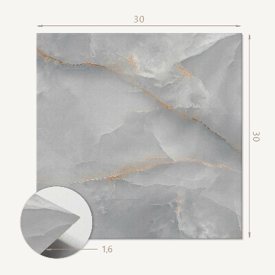 Vinyl tegels zelfklevend Stijlvol marmerpatroon in een klassieke uitvoering