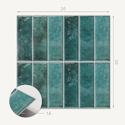 Zelfklevende vinyltegels Stijlvolle rechthoekige afbeeldingen