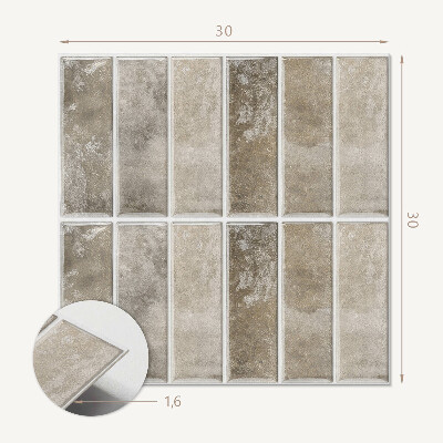 Zelfklevende vinyltegels Vormige tegels