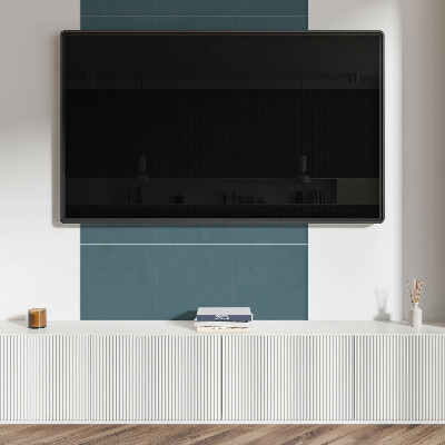 Vinyl tegels zelfklevend Zeegroen in een donkere toon