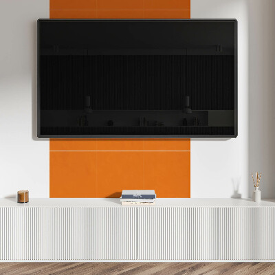 Pvc tegels Oranje schaduwpatroon