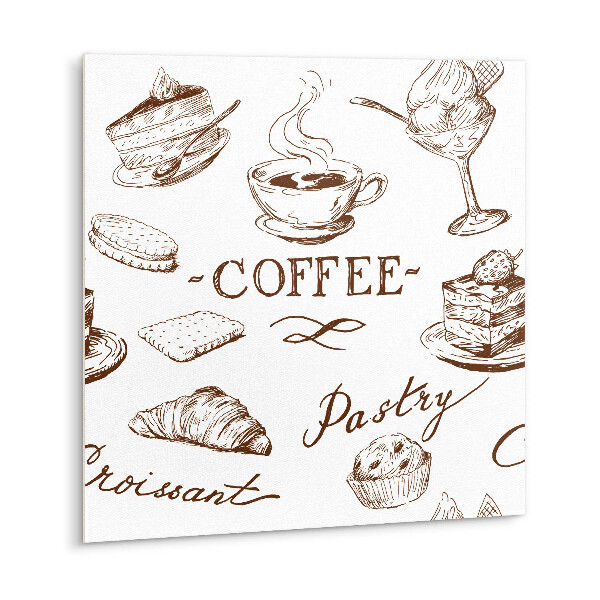 Vinyl tegels Koffie thema