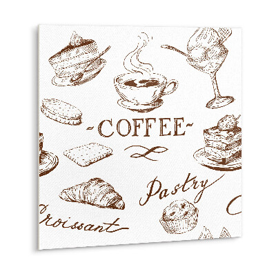 Vinyl tegels Koffie thema