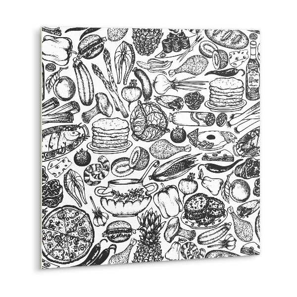 Zelfklevende vinyl tegels Zwart-wit abstractie