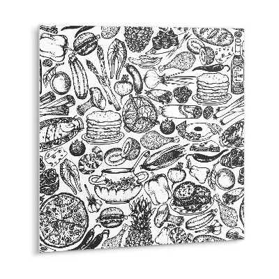 Zelfklevende vinyl tegels Zwart-wit abstractie