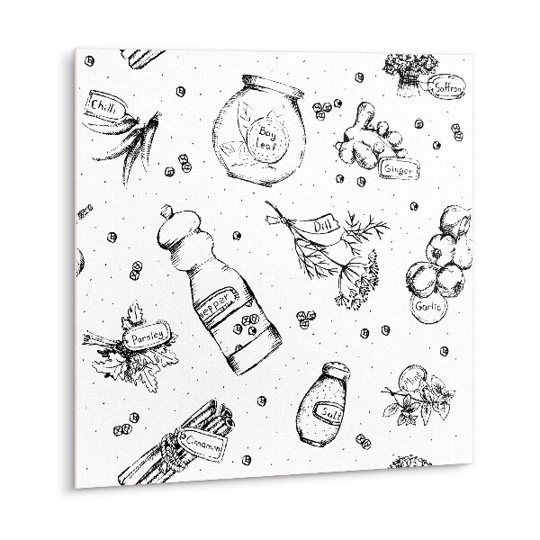 Vinyl tegels Zwart-wit abstractie