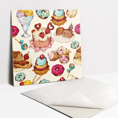 Vinyl tegels Kleurrijke snoepjes